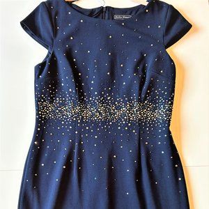 Jessica Howard Stunning Navy Evening Dress Size 12